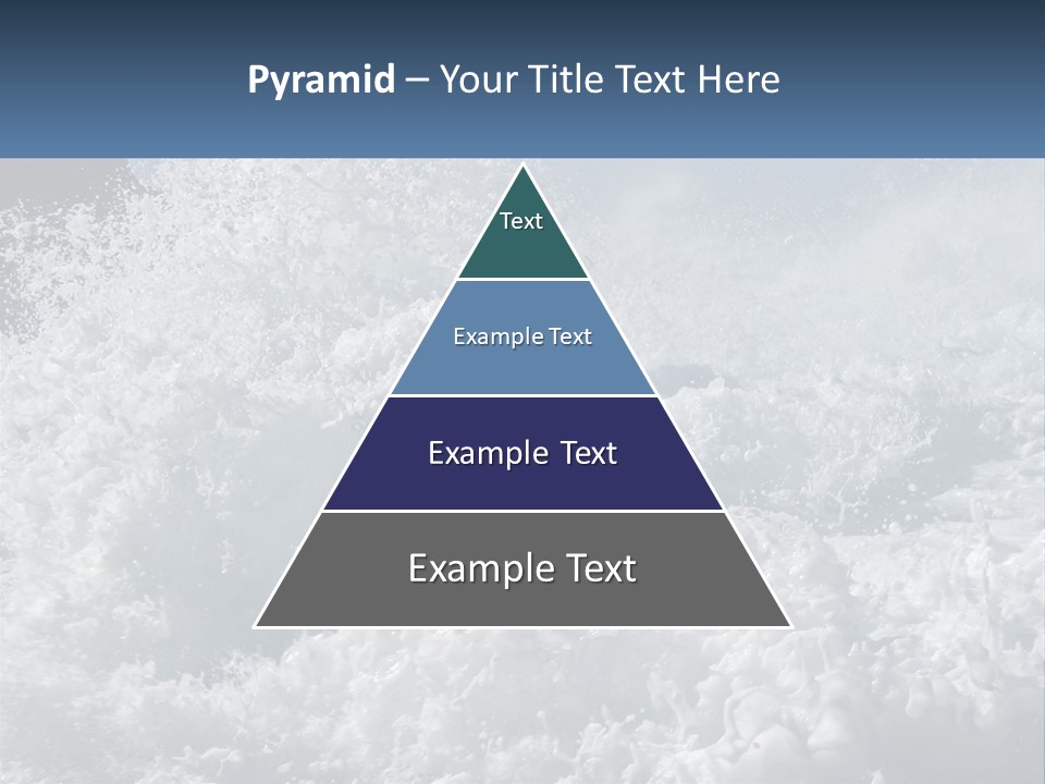 A Large Body Of Water With A Wave Crashing Over It PowerPoint Template