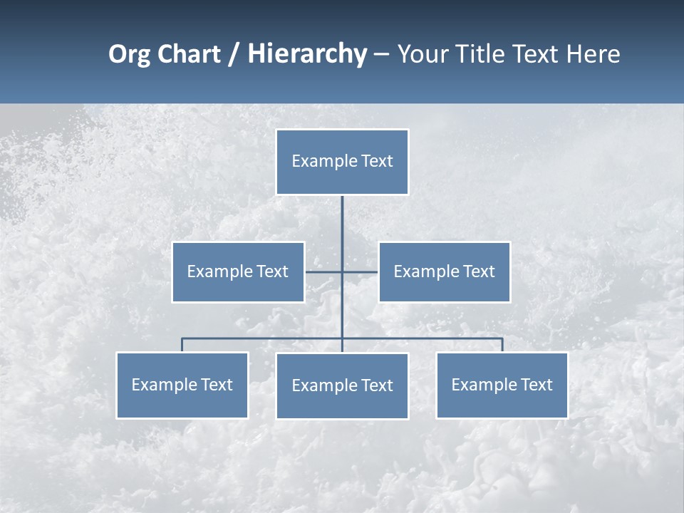 A Large Body Of Water With A Wave Crashing Over It PowerPoint Template