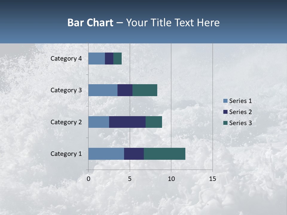 A Large Body Of Water With A Wave Crashing Over It PowerPoint Template