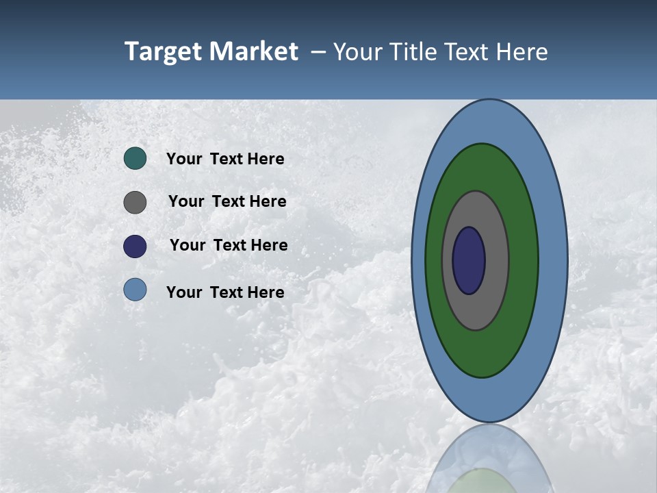 A Large Body Of Water With A Wave Crashing Over It PowerPoint Template