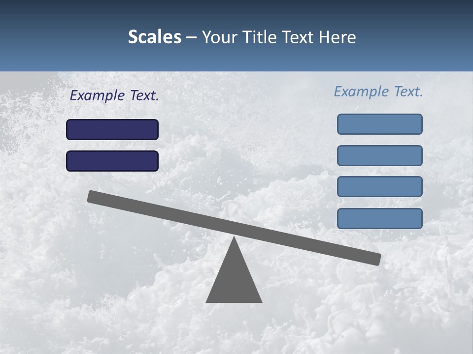 A Large Body Of Water With A Wave Crashing Over It PowerPoint Template