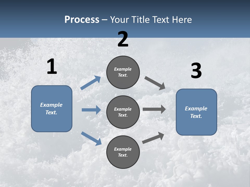 A Large Body Of Water With A Wave Crashing Over It PowerPoint Template