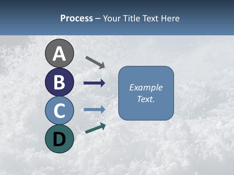 A Large Body Of Water With A Wave Crashing Over It PowerPoint Template