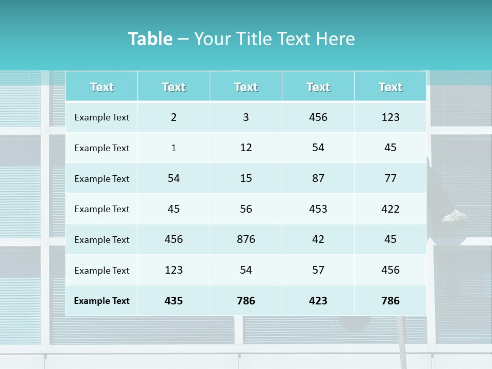A Man Climbing Up A Ladder To Paint A Building PowerPoint Template