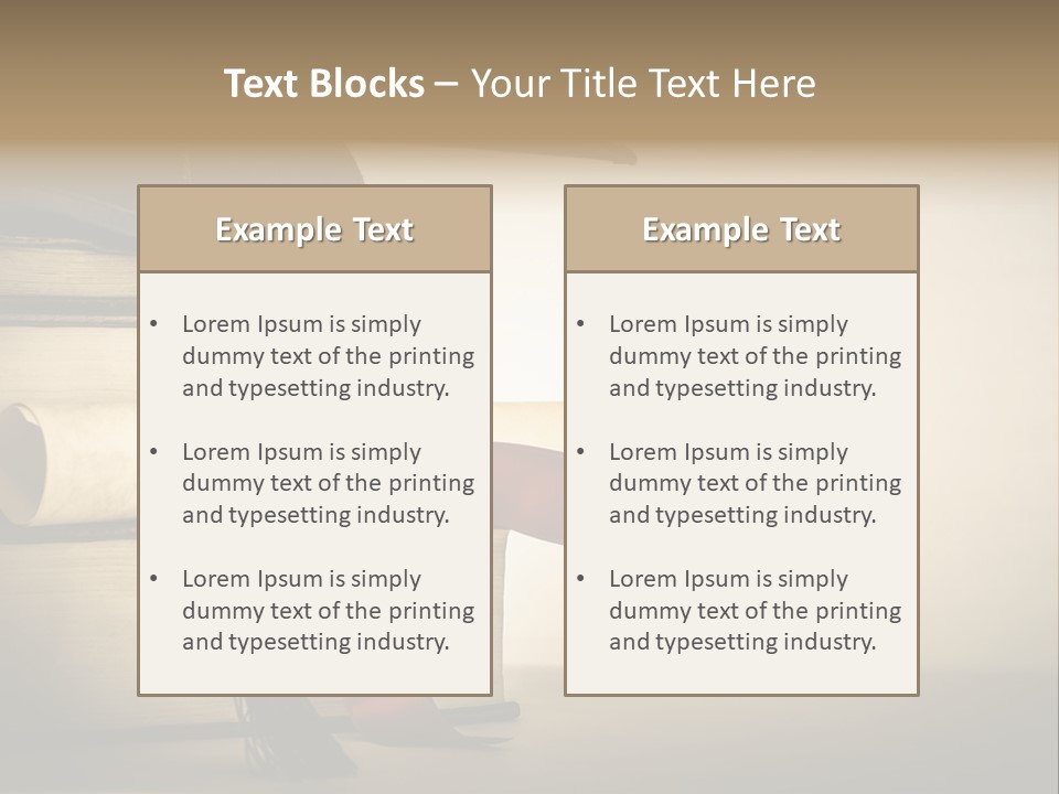 A Graduation Cap On Top Of A Stack Of Books PowerPoint Template