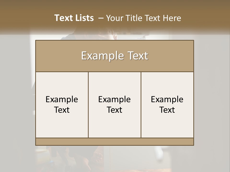 A Man Sitting At A Desk In Front Of A Laptop Computer PowerPoint Template