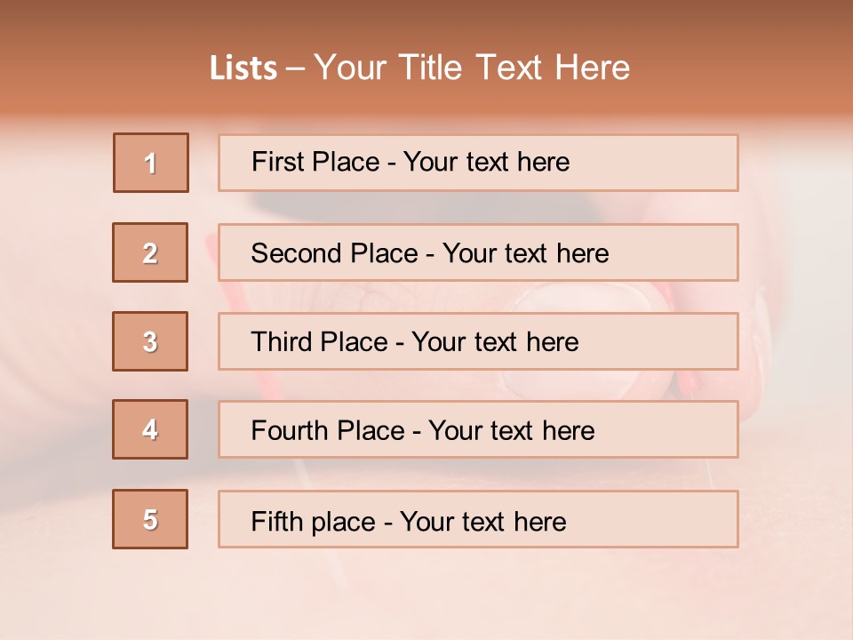 A Woman's Finger With A Needle In It PowerPoint Template
