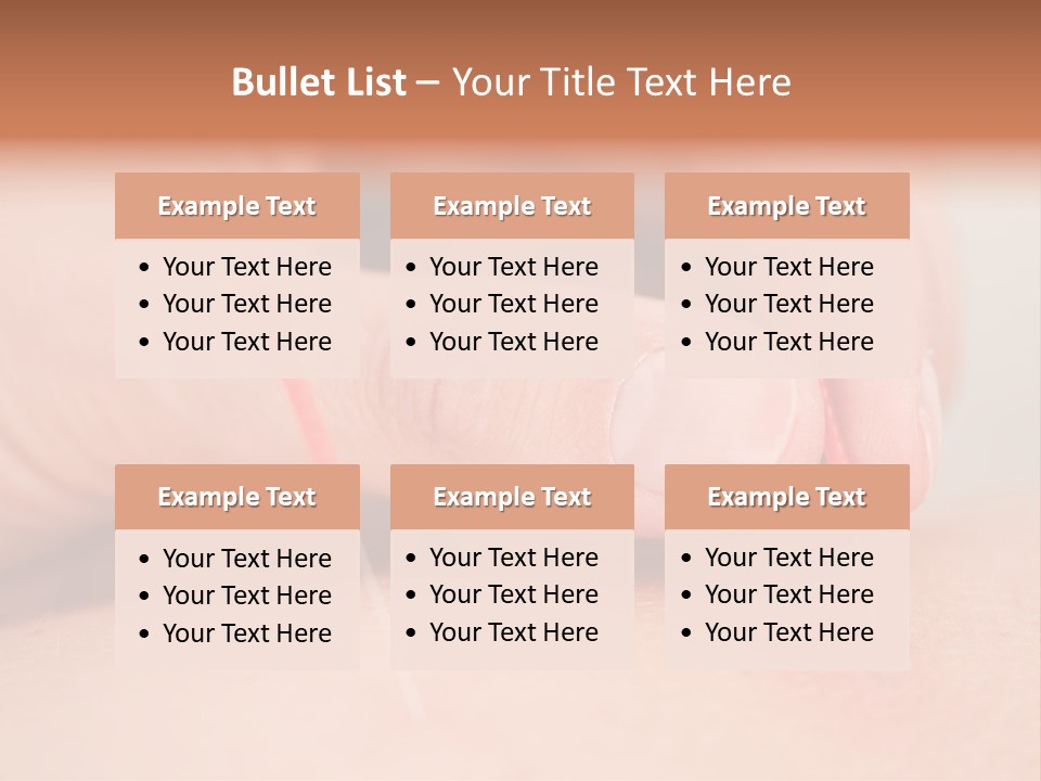 A Woman's Finger With A Needle In It PowerPoint Template