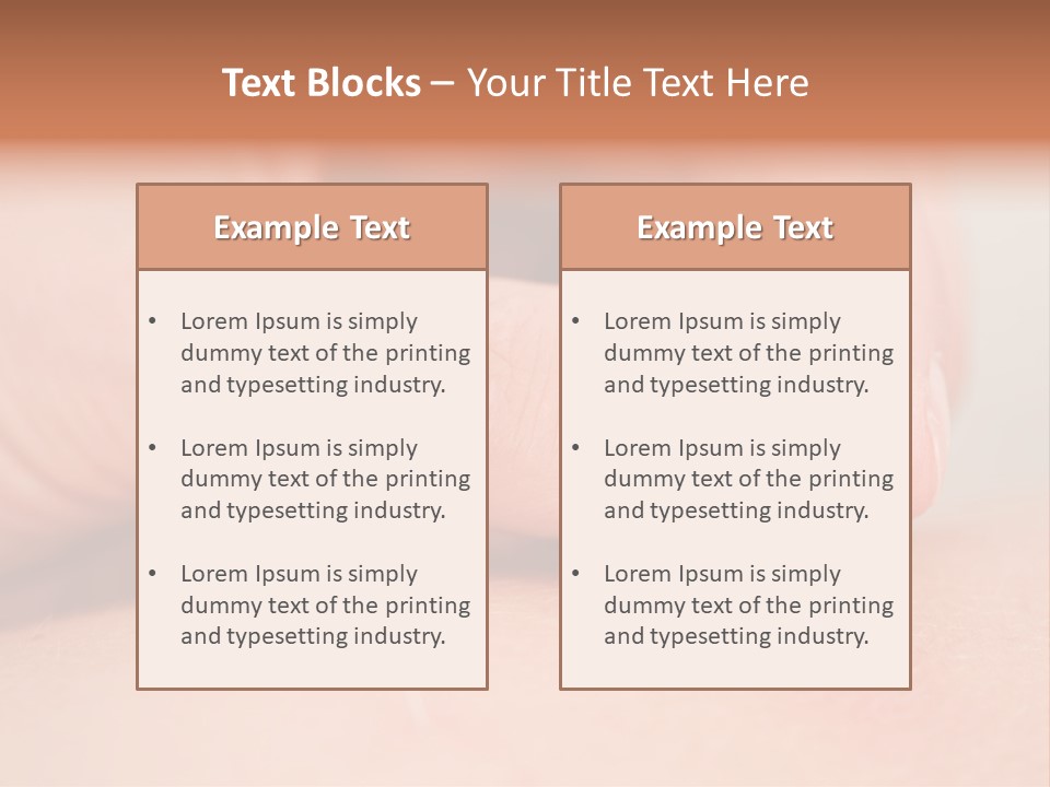 A Woman's Finger With A Needle In It PowerPoint Template