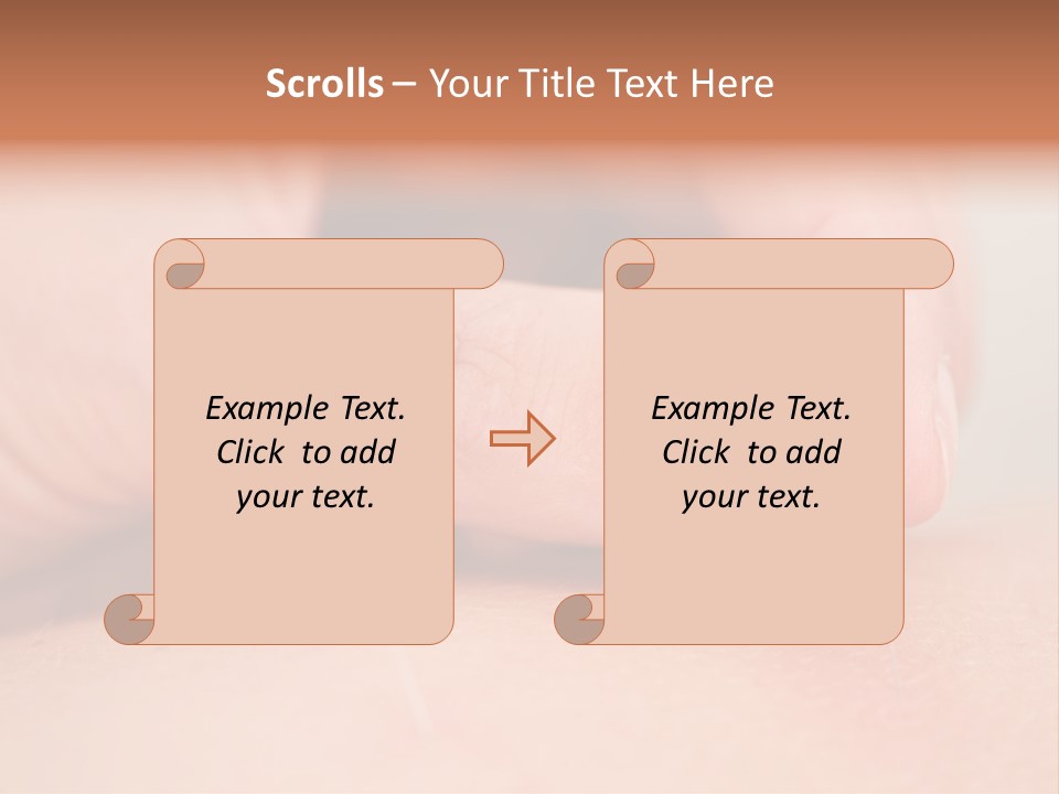 A Woman's Finger With A Needle In It PowerPoint Template