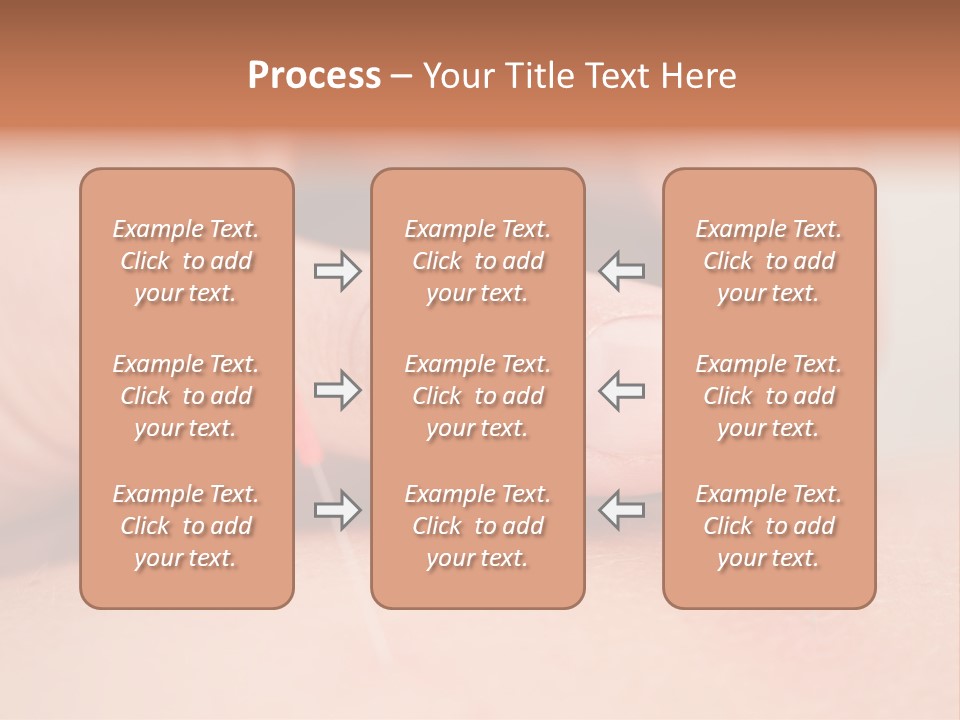 A Woman's Finger With A Needle In It PowerPoint Template