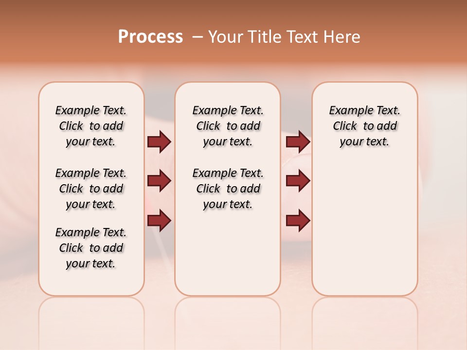 A Woman's Finger With A Needle In It PowerPoint Template