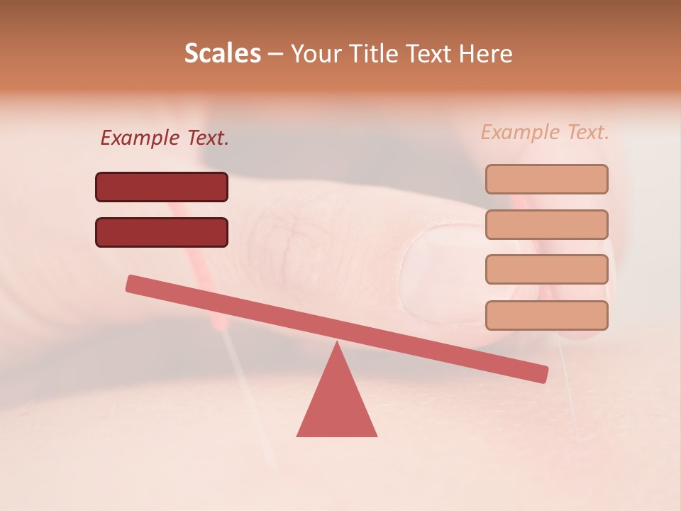 A Woman's Finger With A Needle In It PowerPoint Template