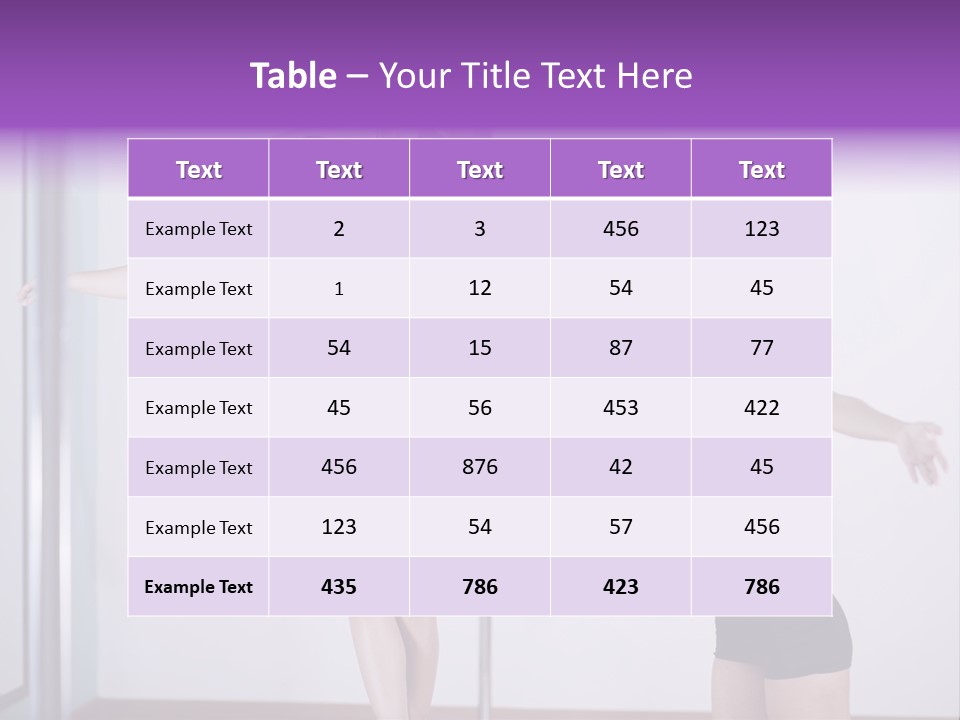 A Woman Standing On A Pole In Front Of A Mirror PowerPoint Template