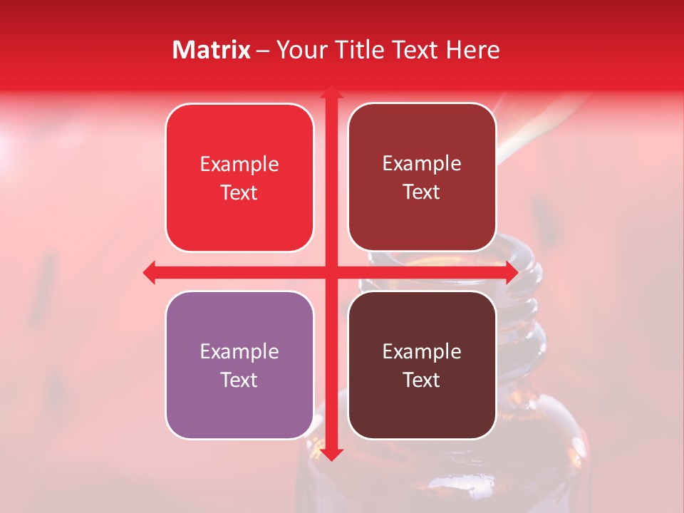 A Dropper Bottle Filled With Liquid Sitting On Top Of A Table PowerPoint Template