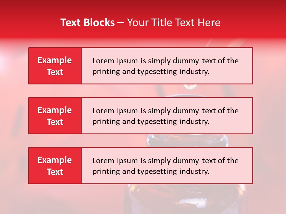 A Dropper Bottle Filled With Liquid Sitting On Top Of A Table PowerPoint Template