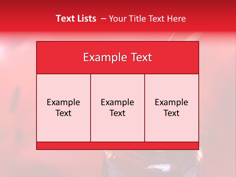 A Dropper Bottle Filled With Liquid Sitting On Top Of A Table PowerPoint Template