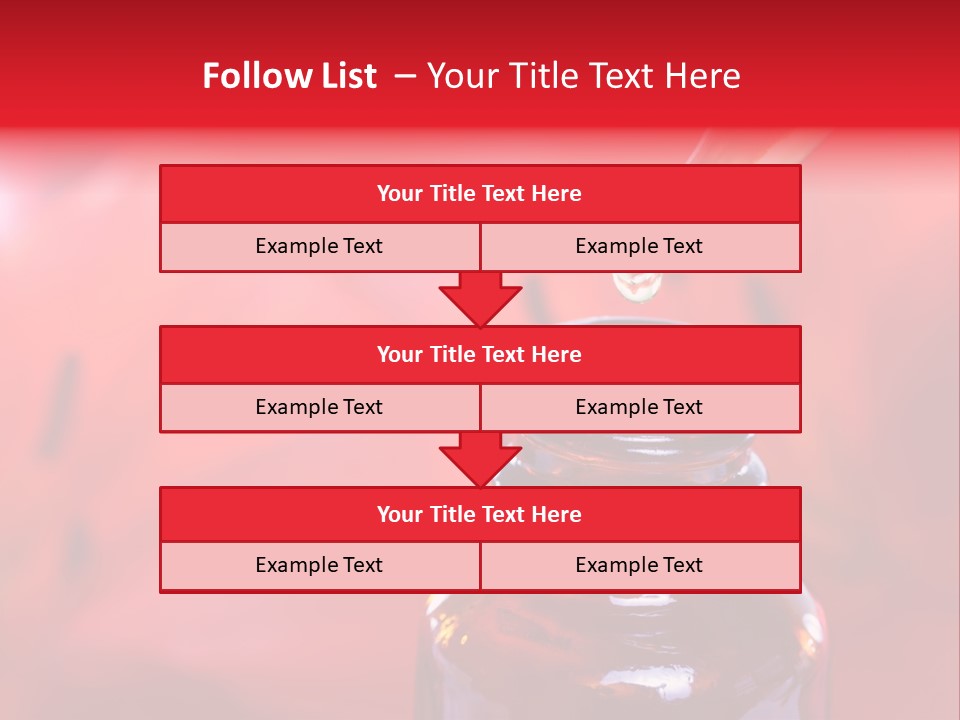 A Dropper Bottle Filled With Liquid Sitting On Top Of A Table PowerPoint Template