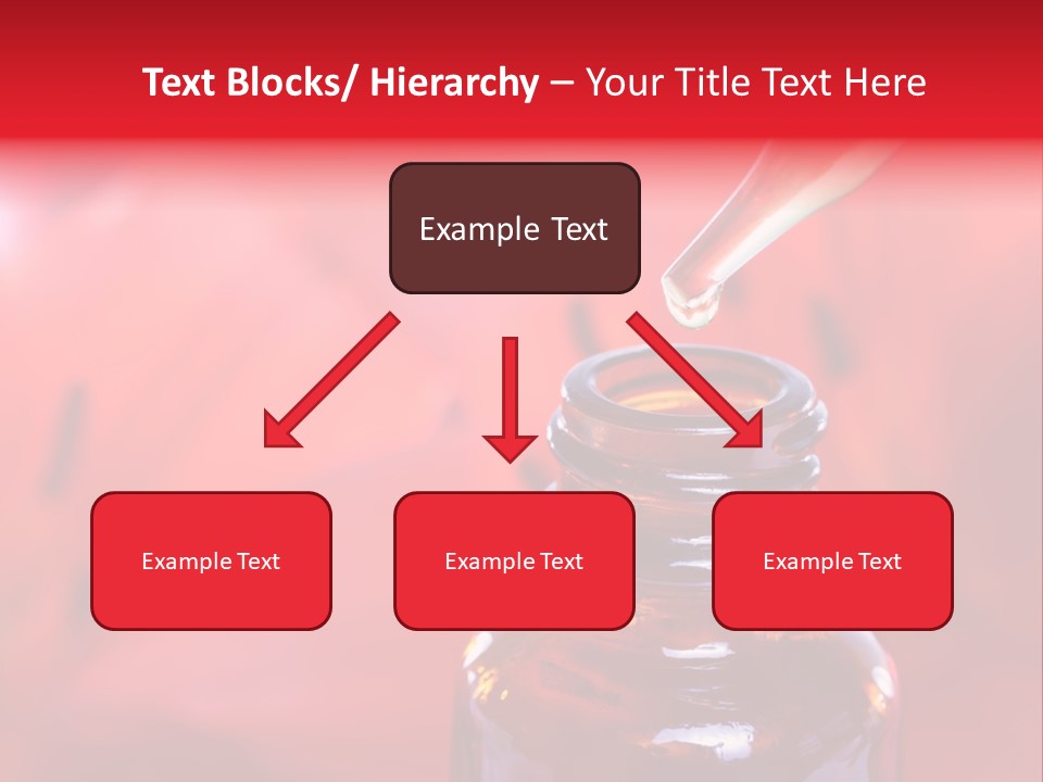 A Dropper Bottle Filled With Liquid Sitting On Top Of A Table PowerPoint Template
