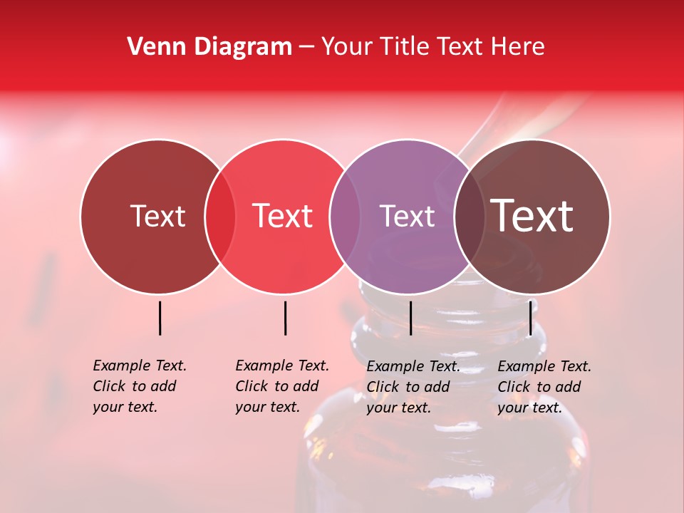 A Dropper Bottle Filled With Liquid Sitting On Top Of A Table PowerPoint Template