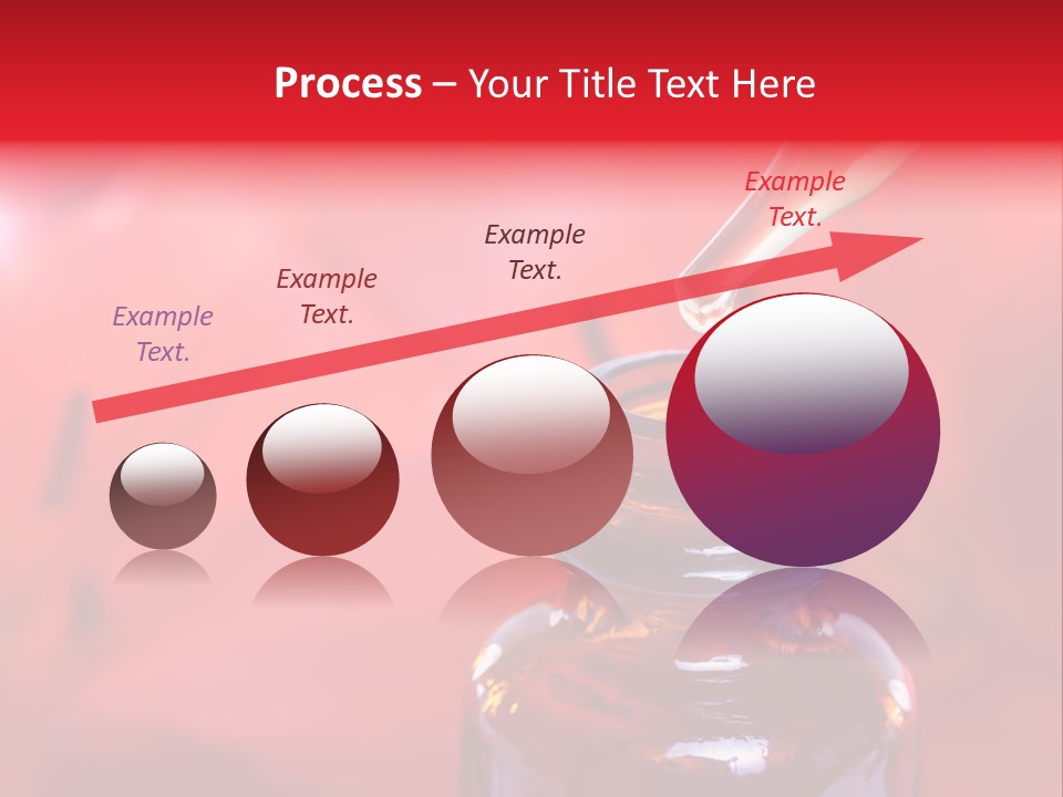 A Dropper Bottle Filled With Liquid Sitting On Top Of A Table PowerPoint Template