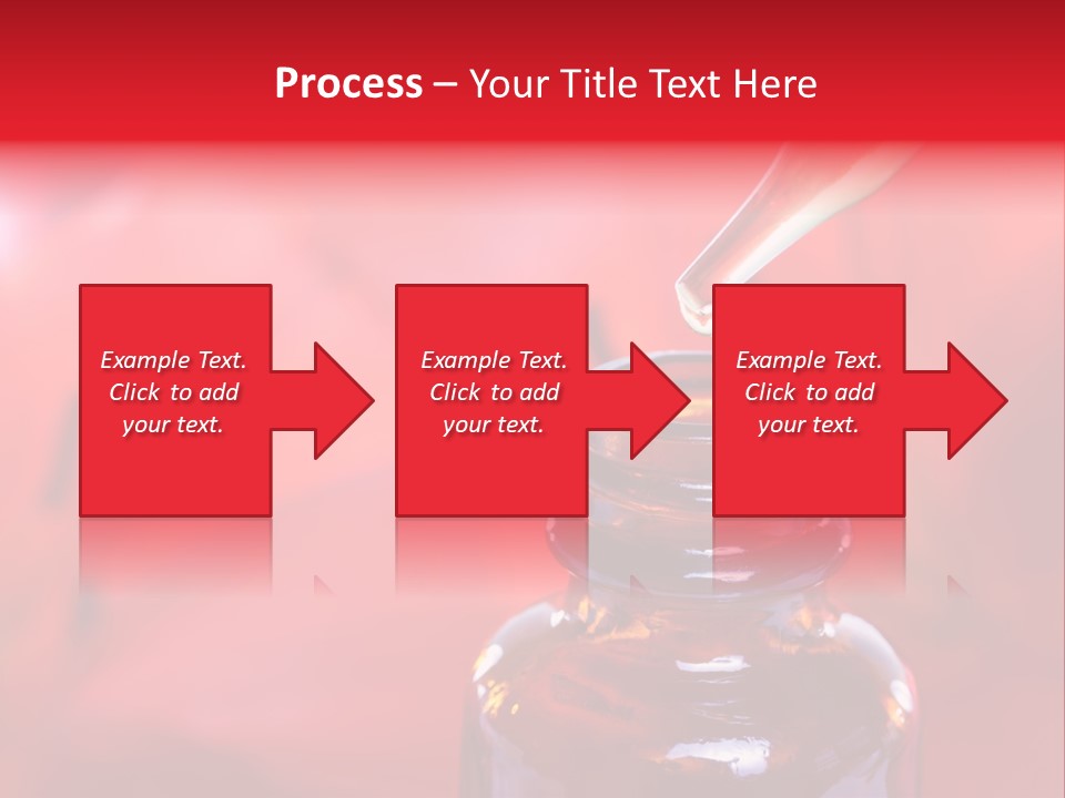 A Dropper Bottle Filled With Liquid Sitting On Top Of A Table PowerPoint Template