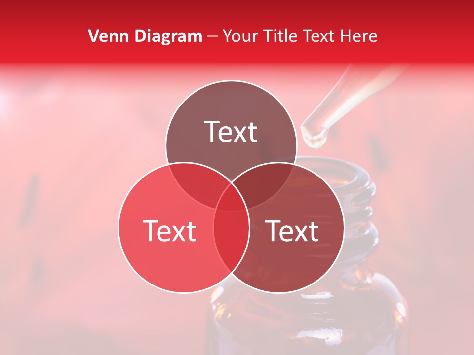 A Dropper Bottle Filled With Liquid Sitting On Top Of A Table PowerPoint Template