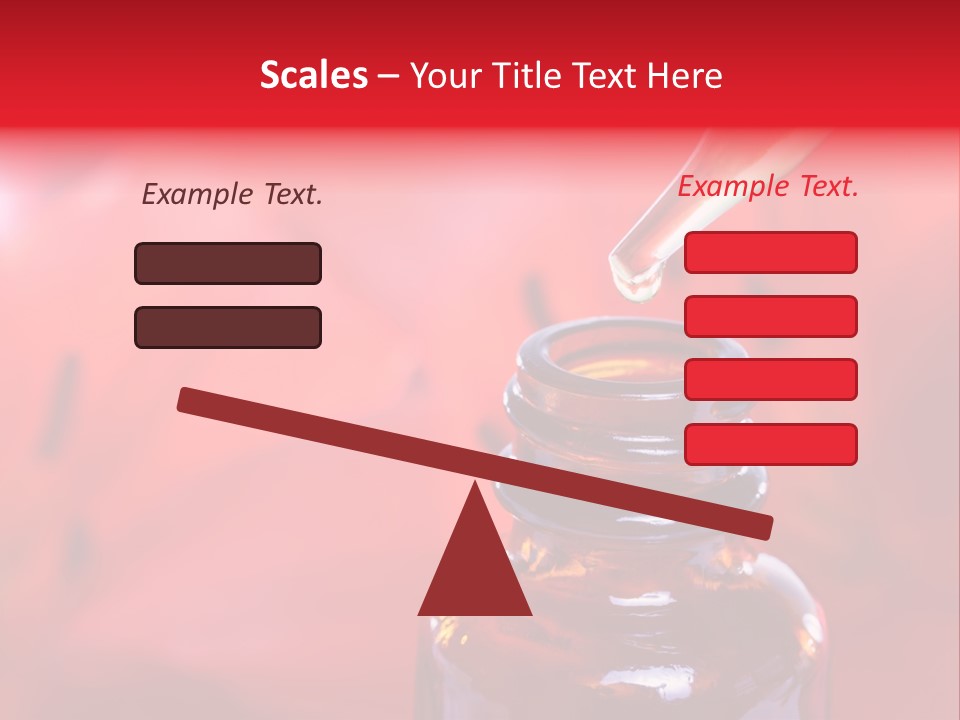 A Dropper Bottle Filled With Liquid Sitting On Top Of A Table PowerPoint Template