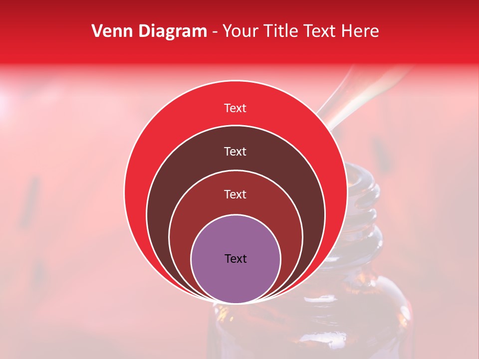 A Dropper Bottle Filled With Liquid Sitting On Top Of A Table PowerPoint Template
