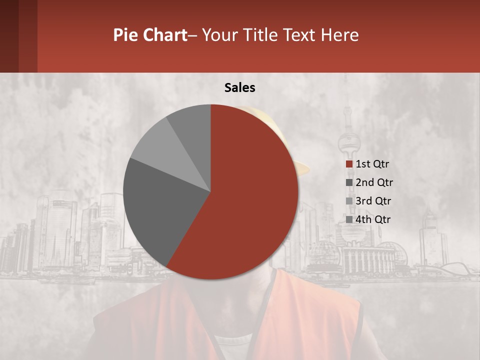 A Man Wearing A Hard Hat And Safety Glasses PowerPoint Template