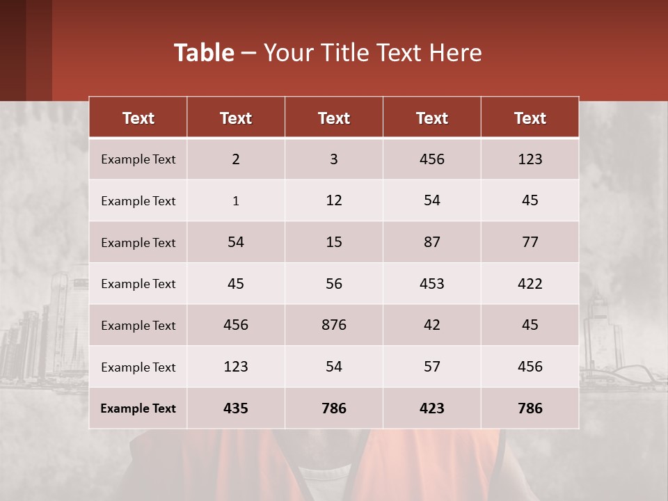 A Man Wearing A Hard Hat And Safety Glasses PowerPoint Template