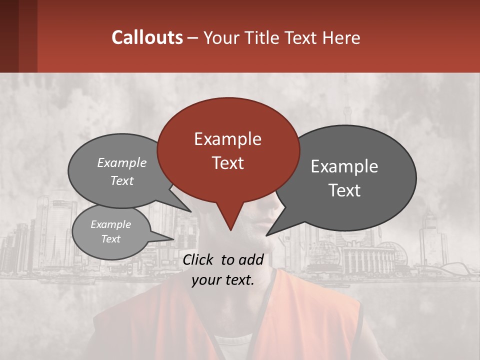 A Man Wearing A Hard Hat And Safety Glasses PowerPoint Template