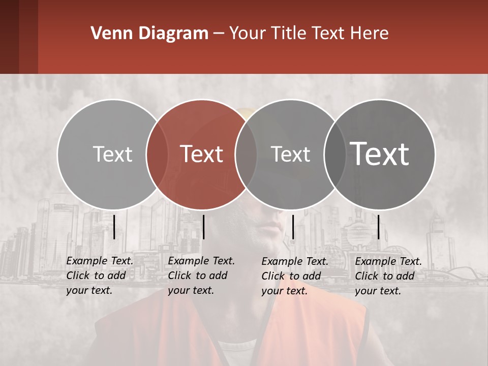 A Man Wearing A Hard Hat And Safety Glasses PowerPoint Template