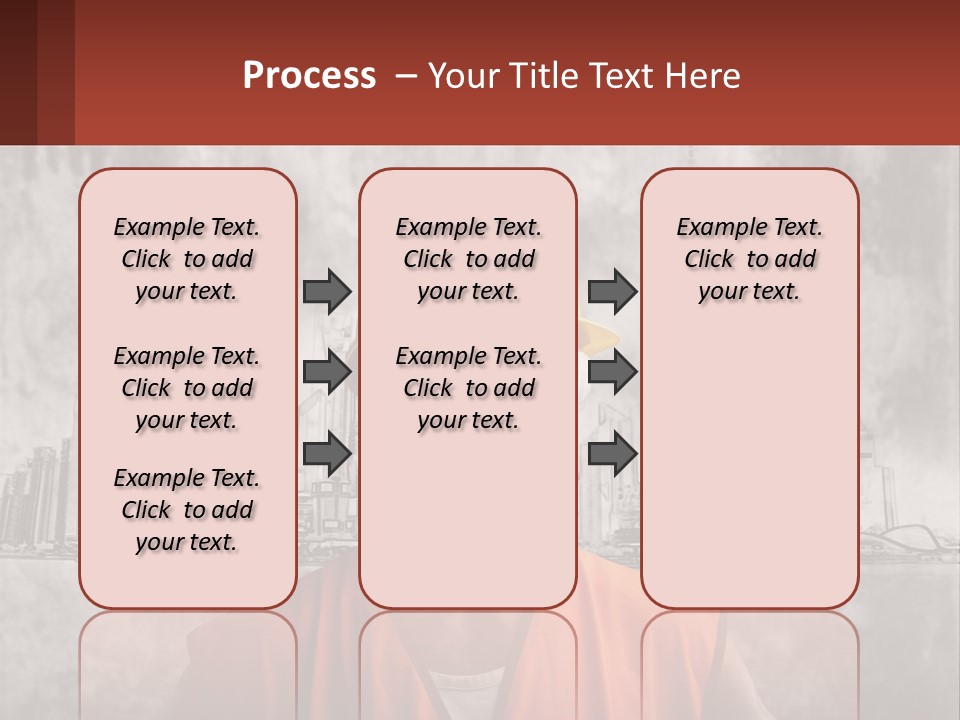 A Man Wearing A Hard Hat And Safety Glasses PowerPoint Template
