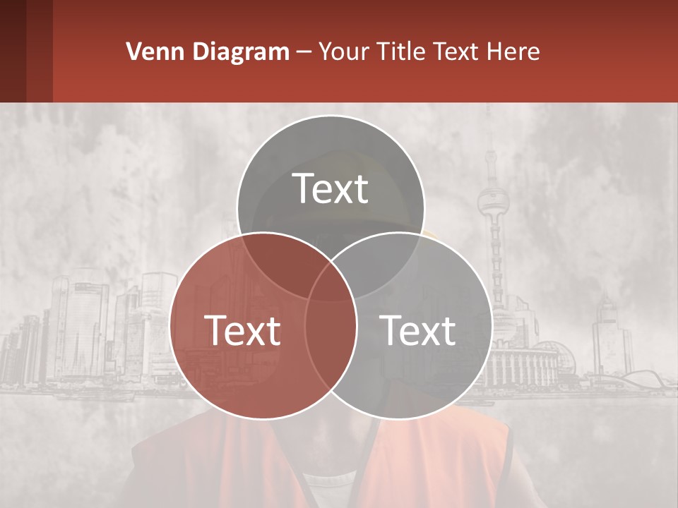 A Man Wearing A Hard Hat And Safety Glasses PowerPoint Template