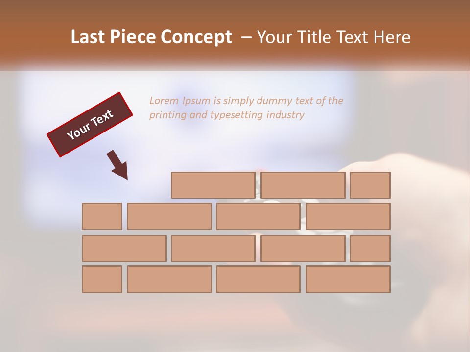 A Person Holding A Remote Control In Front Of A Television PowerPoint Template