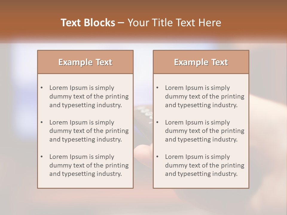 A Person Holding A Remote Control In Front Of A Television PowerPoint Template