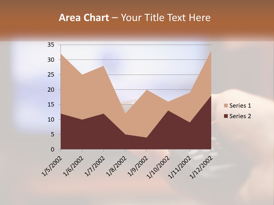 A Person Holding A Remote Control In Front Of A Television PowerPoint Template