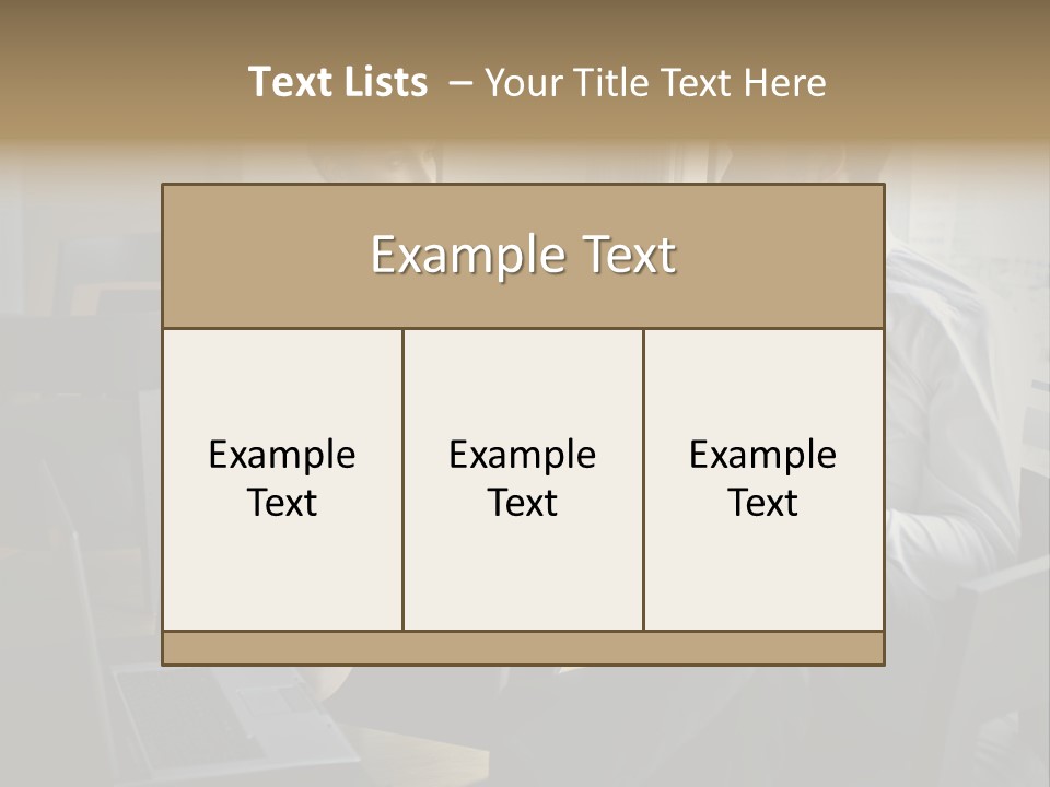A Man And A Woman Sitting At A Table With A Cup Of Coffee PowerPoint Template