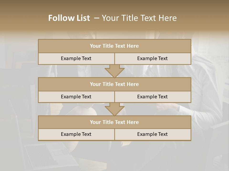 A Man And A Woman Sitting At A Table With A Cup Of Coffee PowerPoint Template