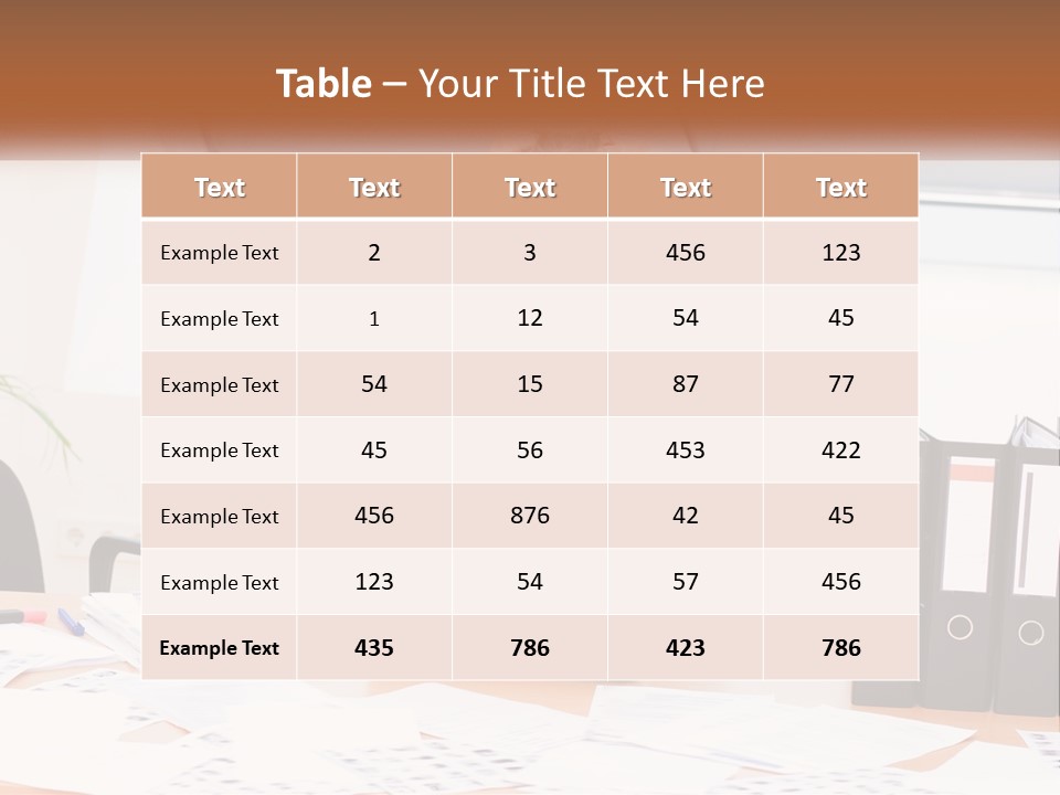A Woman Sitting At A Desk With A Laptop PowerPoint Template