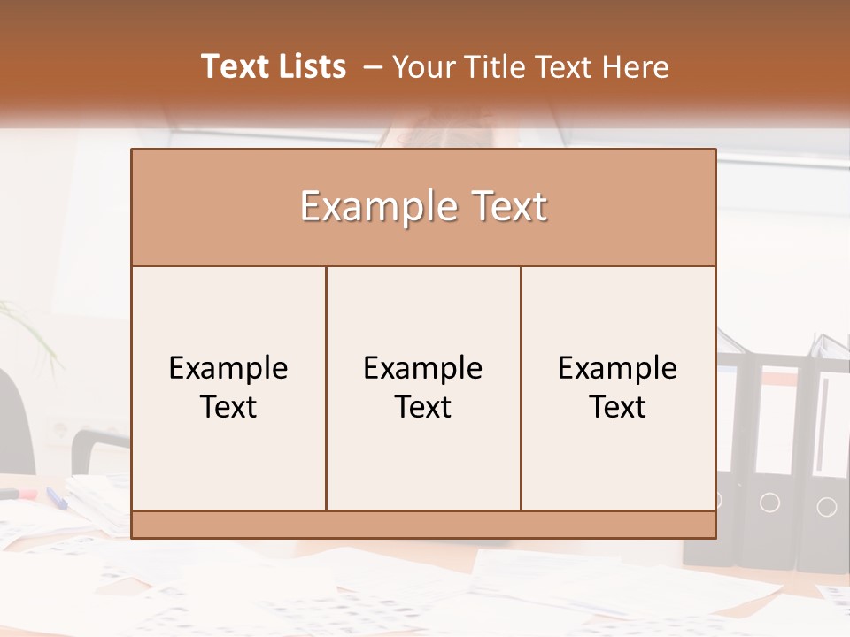 A Woman Sitting At A Desk With A Laptop PowerPoint Template