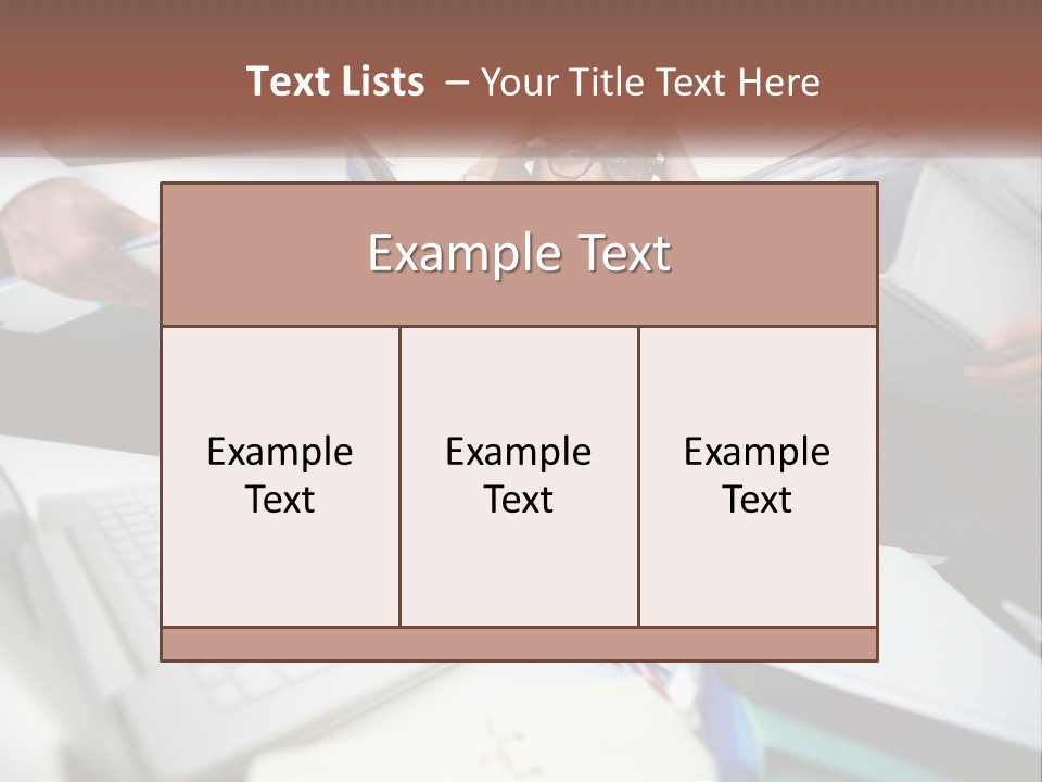 A Man In A Tie Is Surrounded By Files PowerPoint Template