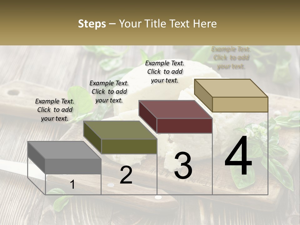 A Piece Of Cheese On A Cutting Board With A Knife PowerPoint Template