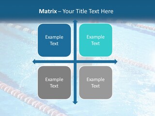 A Man Swimming In A Swimming Pool Powerpoint Template PowerPoint Template