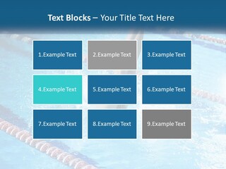 A Man Swimming In A Swimming Pool Powerpoint Template PowerPoint Template