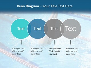 A Man Swimming In A Swimming Pool Powerpoint Template PowerPoint Template