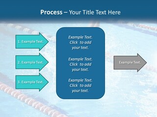 A Man Swimming In A Swimming Pool Powerpoint Template PowerPoint Template