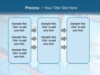 A Man Swimming In A Swimming Pool Powerpoint Template PowerPoint Template