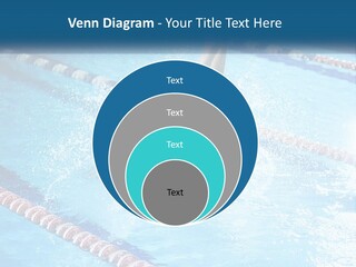 A Man Swimming In A Swimming Pool Powerpoint Template PowerPoint Template